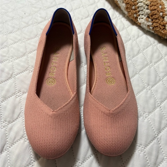 Rothy's Women's Pink Flats Round Toe - Picture 1 of 9